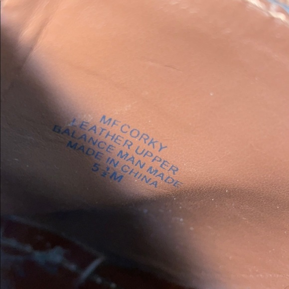 Marc Fisher Cognac Wedge Clog Mule - Picture 6 of 7